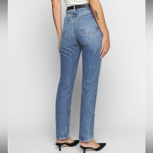 Cynthia Stretch High Rise Straight Jeans - Picture 3 of 5